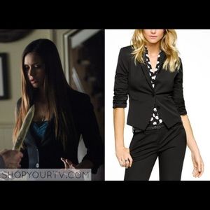 Express Ruched Sleeve Blazer ASO Elena Gilbert